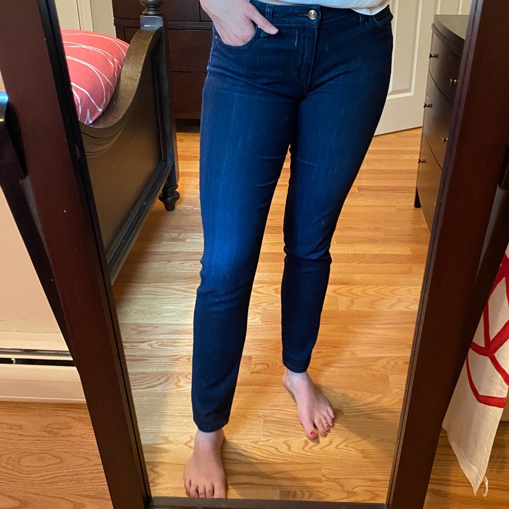 Dark Wash Designer Skinny Jeans